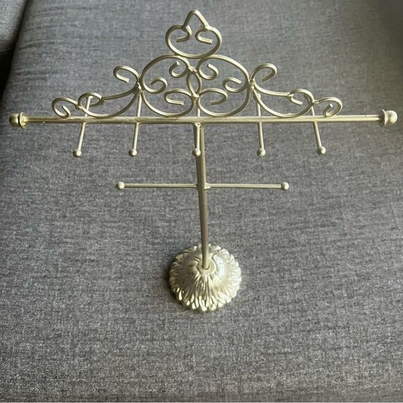 Metallic Jewelry Tree Stand / Organizer - Picture 6 of 7